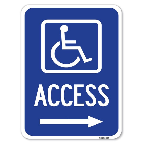 Safety Sign, 18 in Height, Aluminum, 24 in Length, 24357
